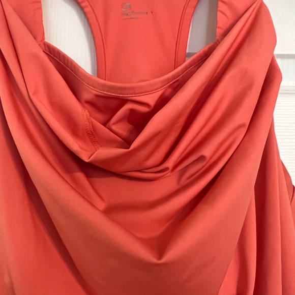 Gap Women's Large Workout Top, Salmon/ Racerback, Tank, Adjustable Bottom Hem - Picture 3 of 6